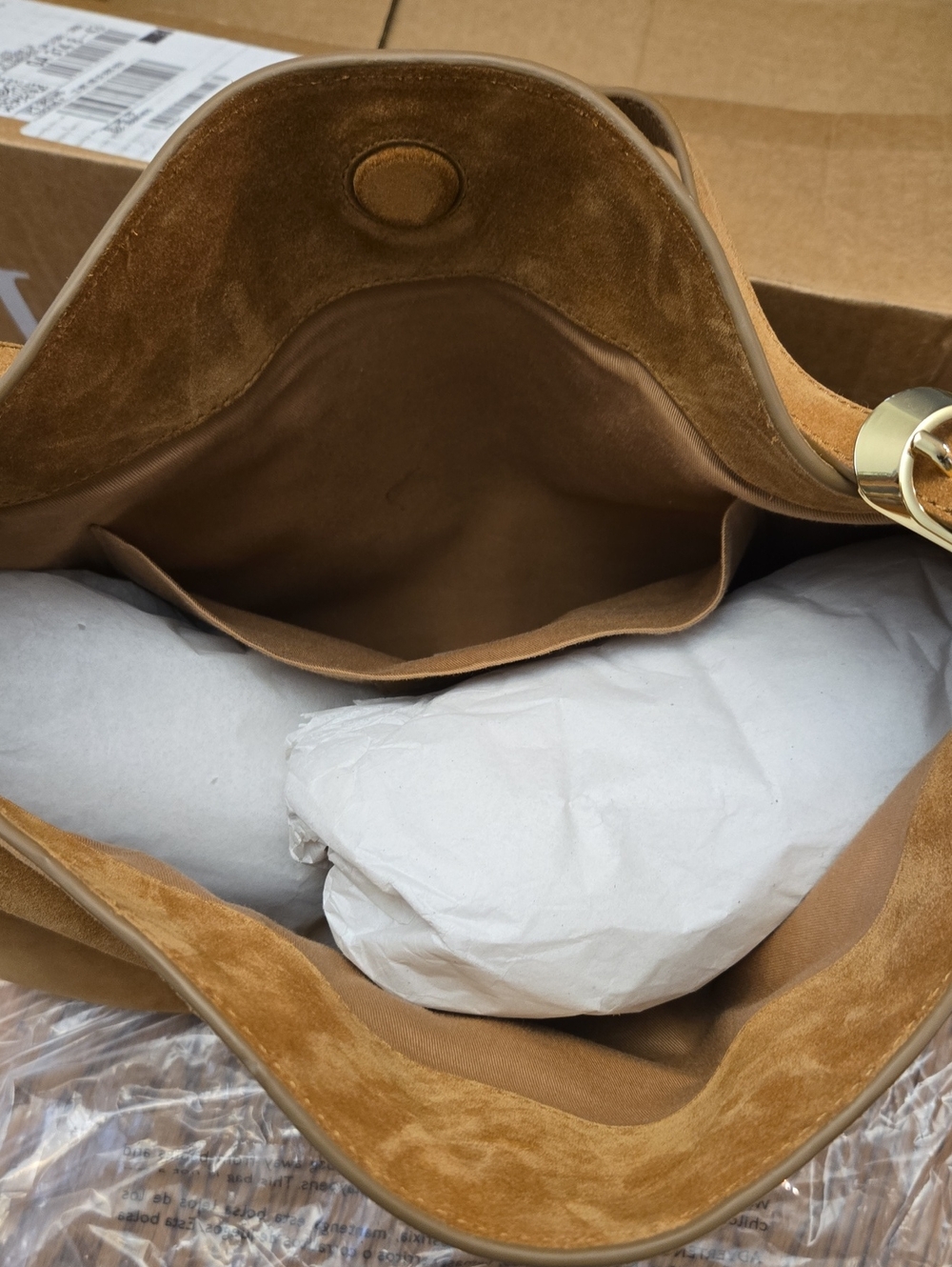 J.Crew Suede Shoulder Hobo Bag in Camel - Picture 6 of 10